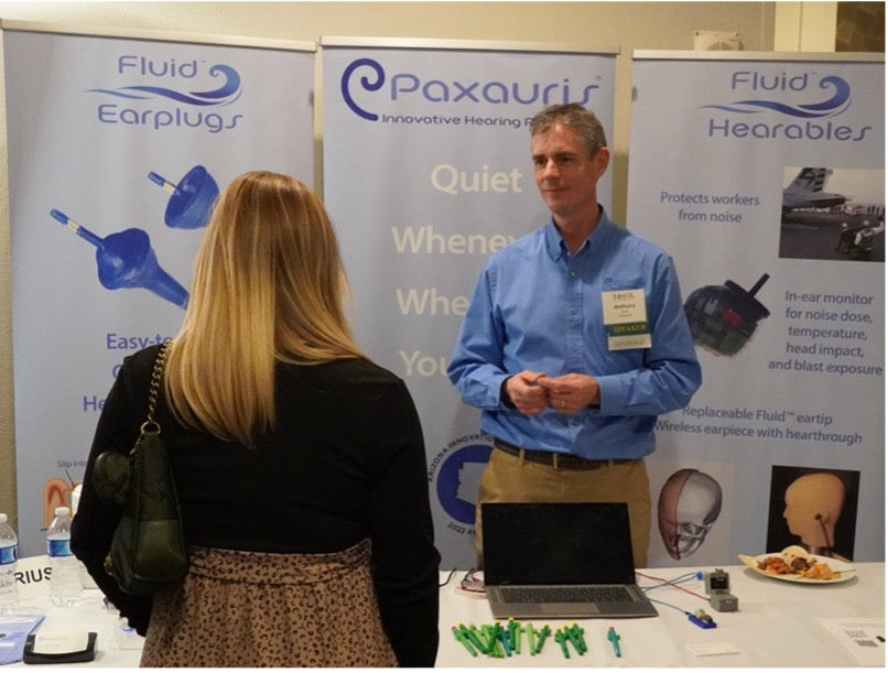Paxauris booth at NHCA